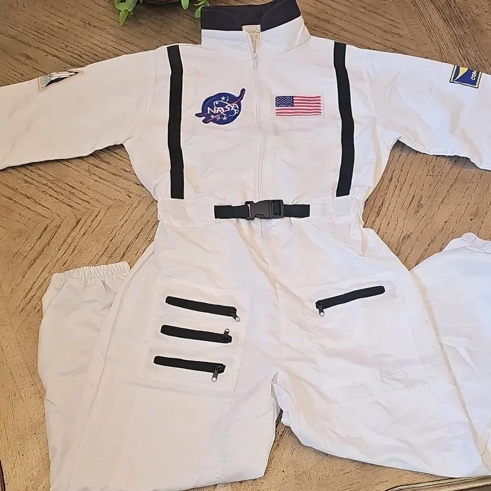 Astronaut Nasa Costume Jumpsuit  8-10
